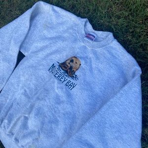 Vintage Monterey Bay Otter Pullover Sweatshirt